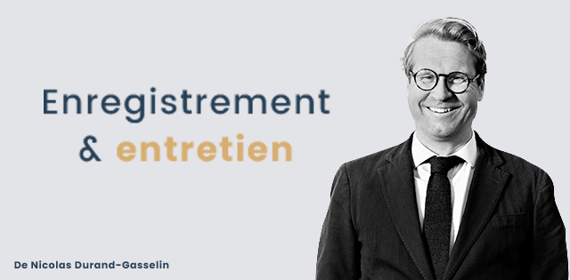 Enregistrement et entretien