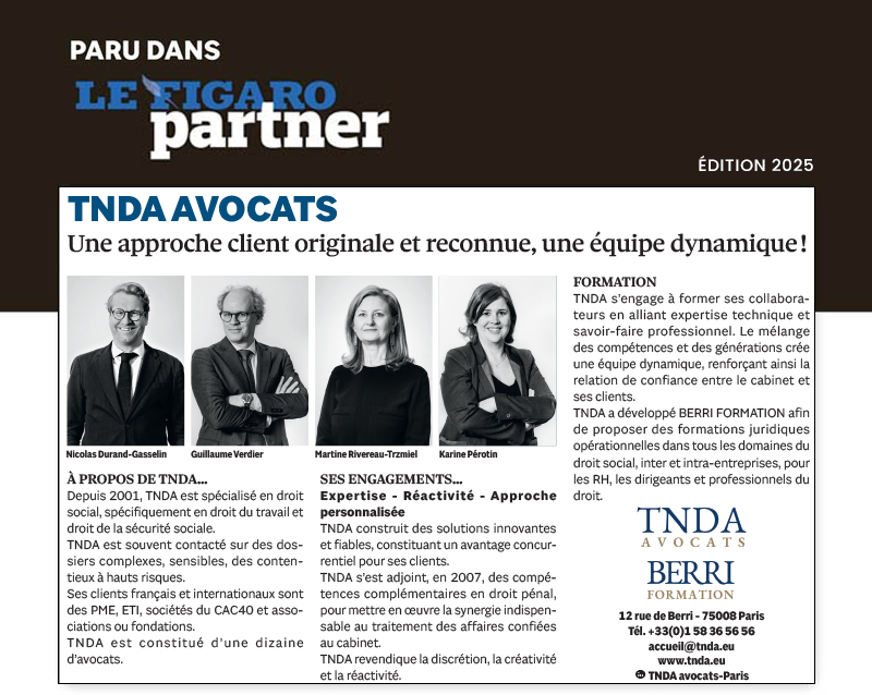 Le figaro partner TNDA