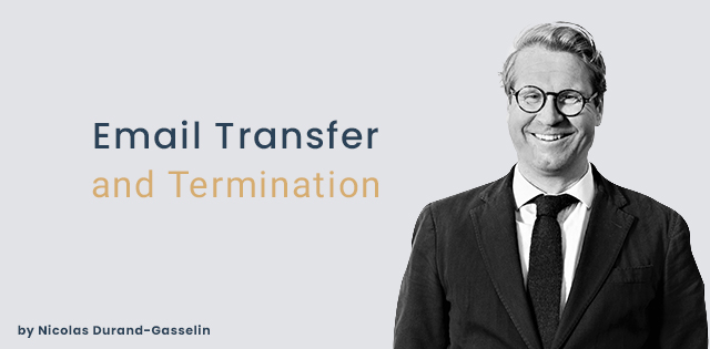 Transfert de mails et licenciement