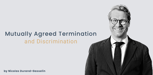 Mutually Agreed Termination and Discrimination